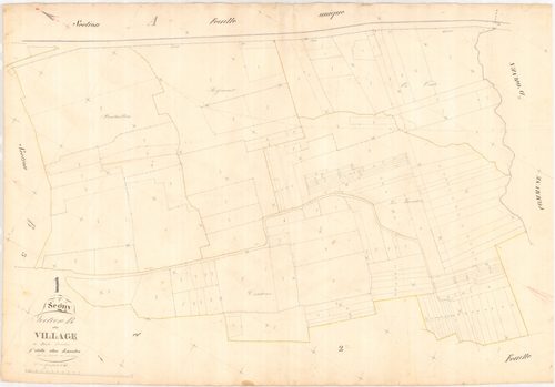 Ségny - 3 P 8916 - 3 P 8916 -  Feuille 1  (1846)
