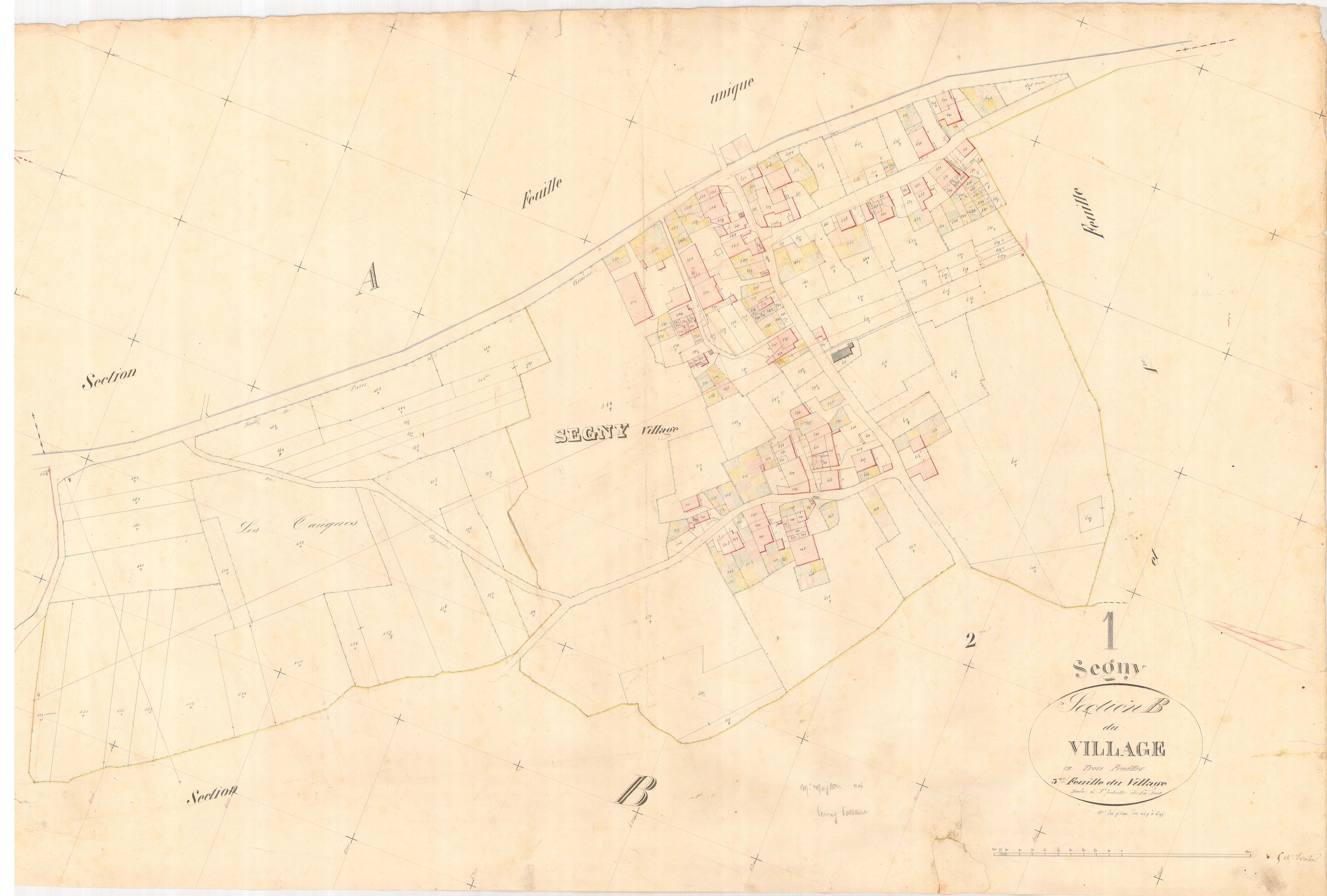Ségny - 3 P 8918 - 3 P 8918 -  Feuille 3  (1846)