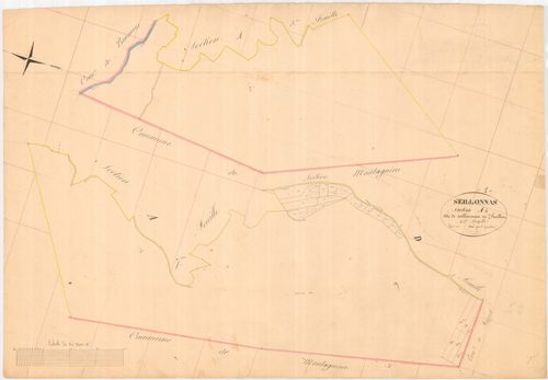 Seillonnaz - 3 P 8925 - 3 P 8925 -  Feuille 6  (1840)