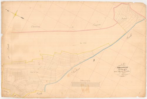 Seillonnaz - 3 P 8922 - 3 P 8922 -  Feuille 3  (1840)
