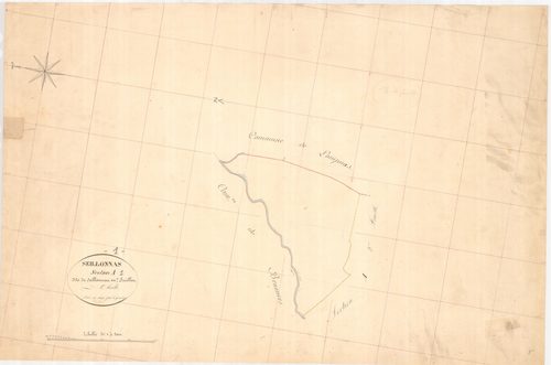 Seillonnaz - 3 P 8920 - 3 P 8920 -  Feuille 1  (1840)