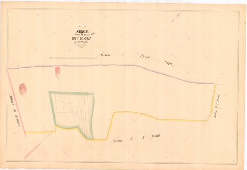 Sergy - 3 P 8943 - 3 P 8943 -  Feuille 2  (1845)