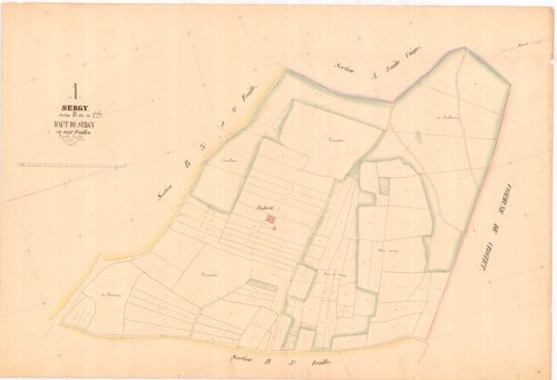 Sergy - 3 P 8942 - 3 P 8942 -  Feuille 1  (1845)