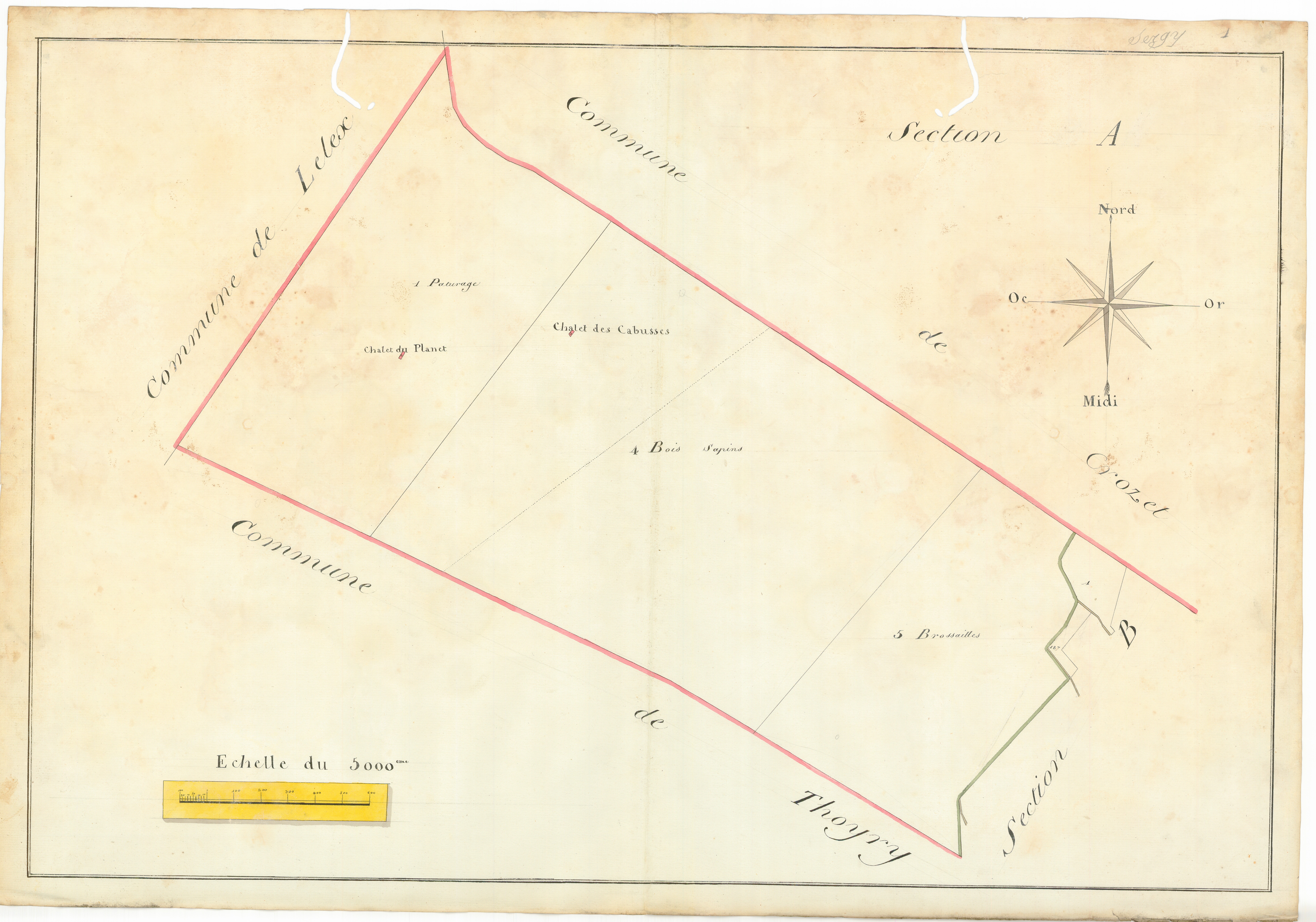 Sergy - 3 P 10100-2 - 3 P 10100-2 -  Feuille 1  (1807)