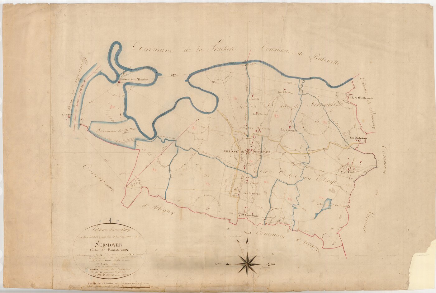 Sermoyer - 3 P 8953 - 3 P 8953 -  Tableau d'assemblage  (1813)