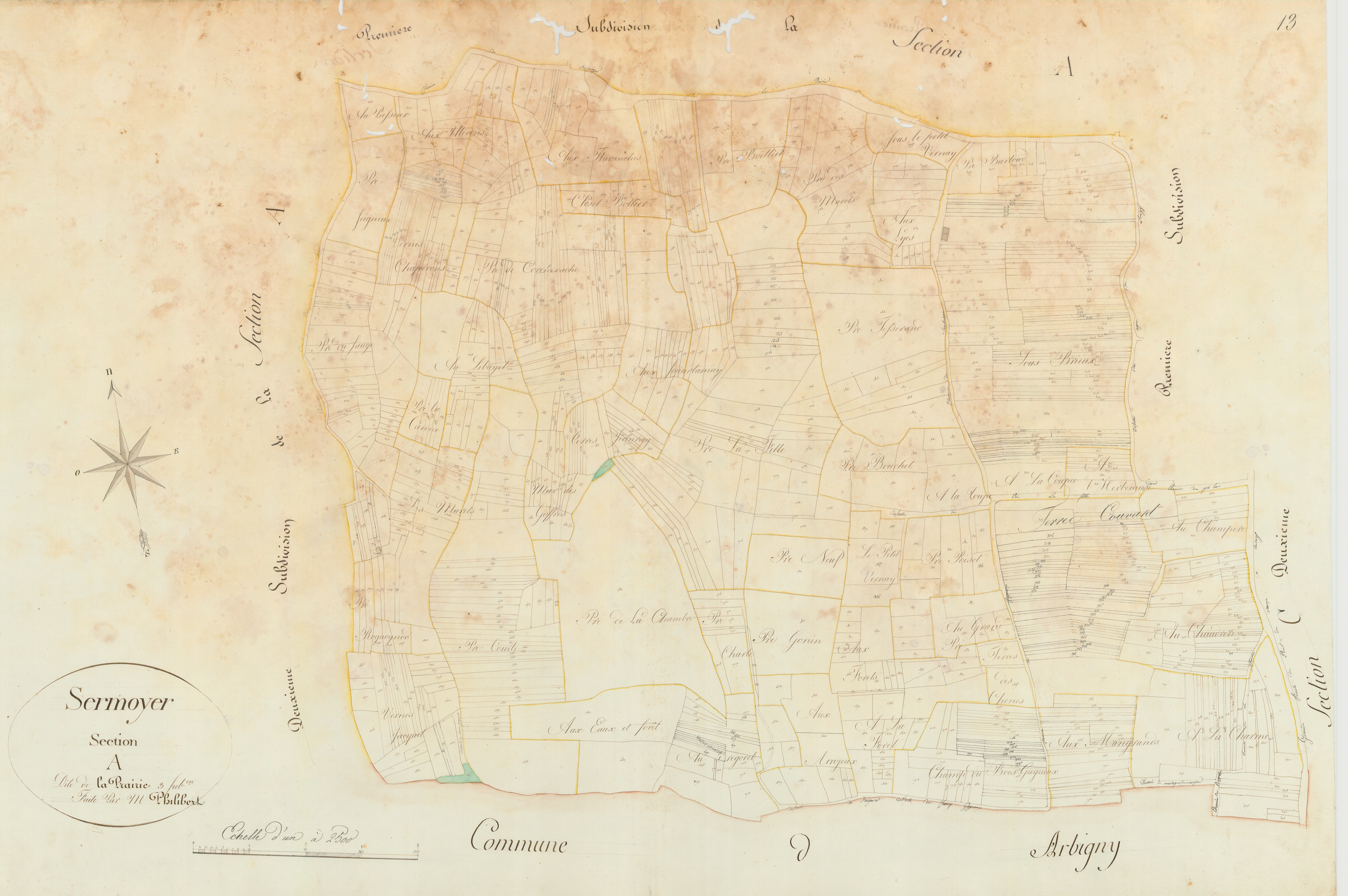 Sermoyer - 3 P 10137-4 - 3 P 10137-4 - Feuille 3 (1812)