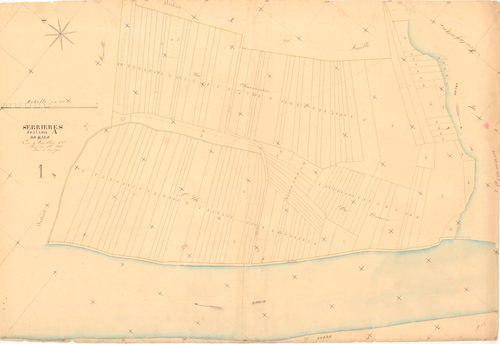 Serrières-de-Briord - 3 P 8973 - 3 P 8973 -  Feuille 8  (1840)