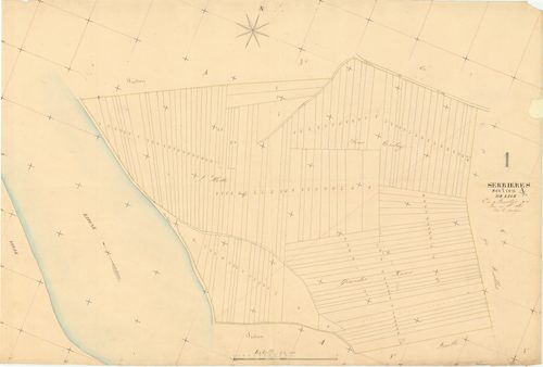Serrières-de-Briord - 3 P 8972 - 3 P 8972 -  Feuille 7  (1840)