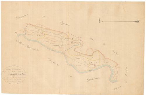 Serrières-sur-Ain - 3 P 8983 - 3 P 8983 -  Tableau d'assemblage  (1819-1846)