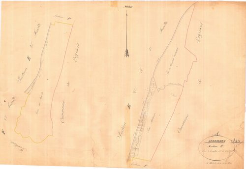 Serrières-sur-Ain - 3 P 8985 - 3 P 8985 -  Feuille 1  (1819-1846)