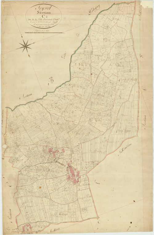 Seyssel - 3 P 9008 - 3 P 9008 -  Feuille 2  (1814)