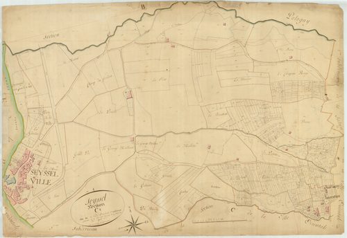 Seyssel - 3 P 9007 - 3 P 9007 -  Feuille 1  (1814)