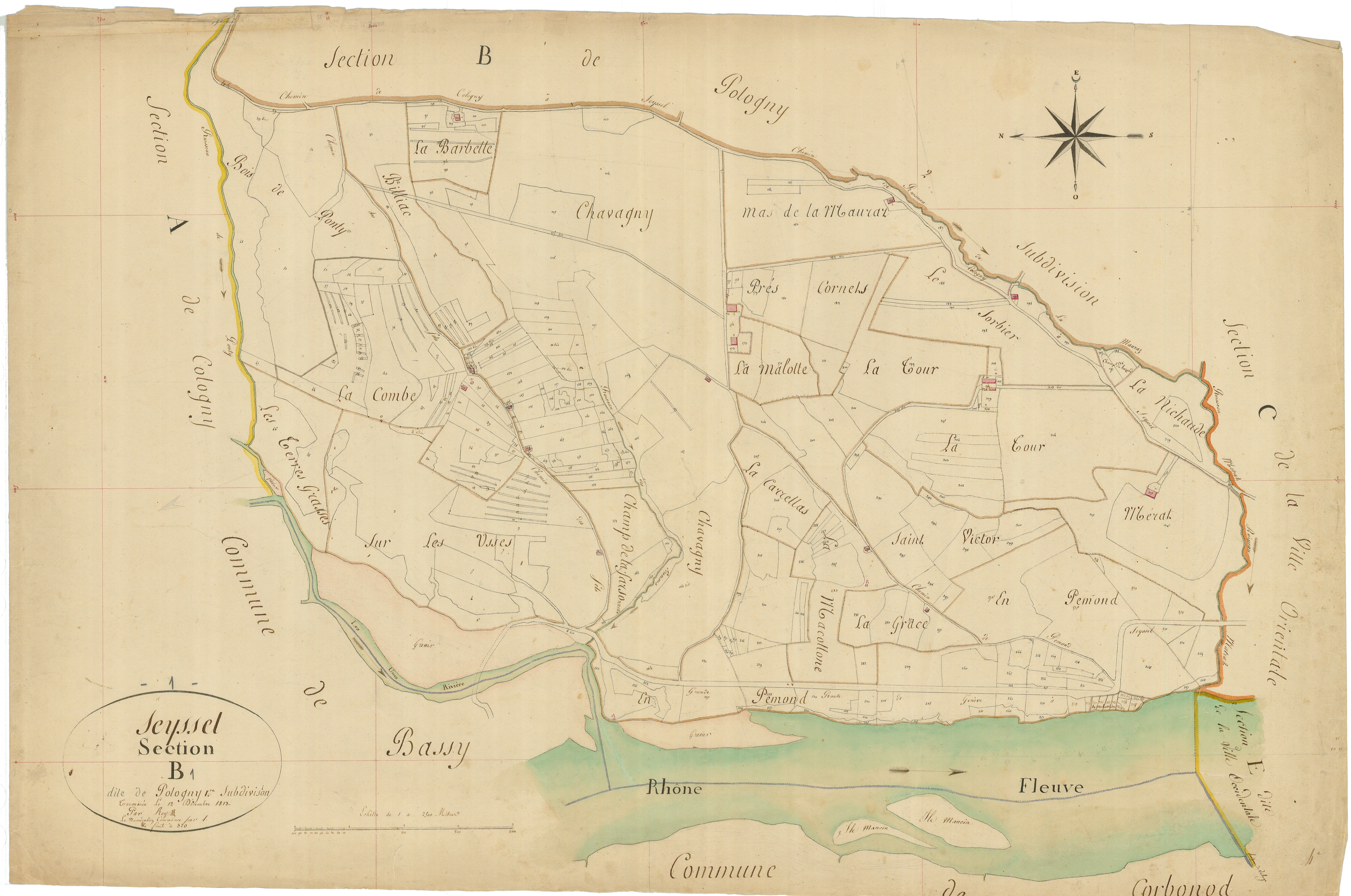 Seyssel - 3 P 9003 - 3 P 9003 - Feuille 1 (1814)