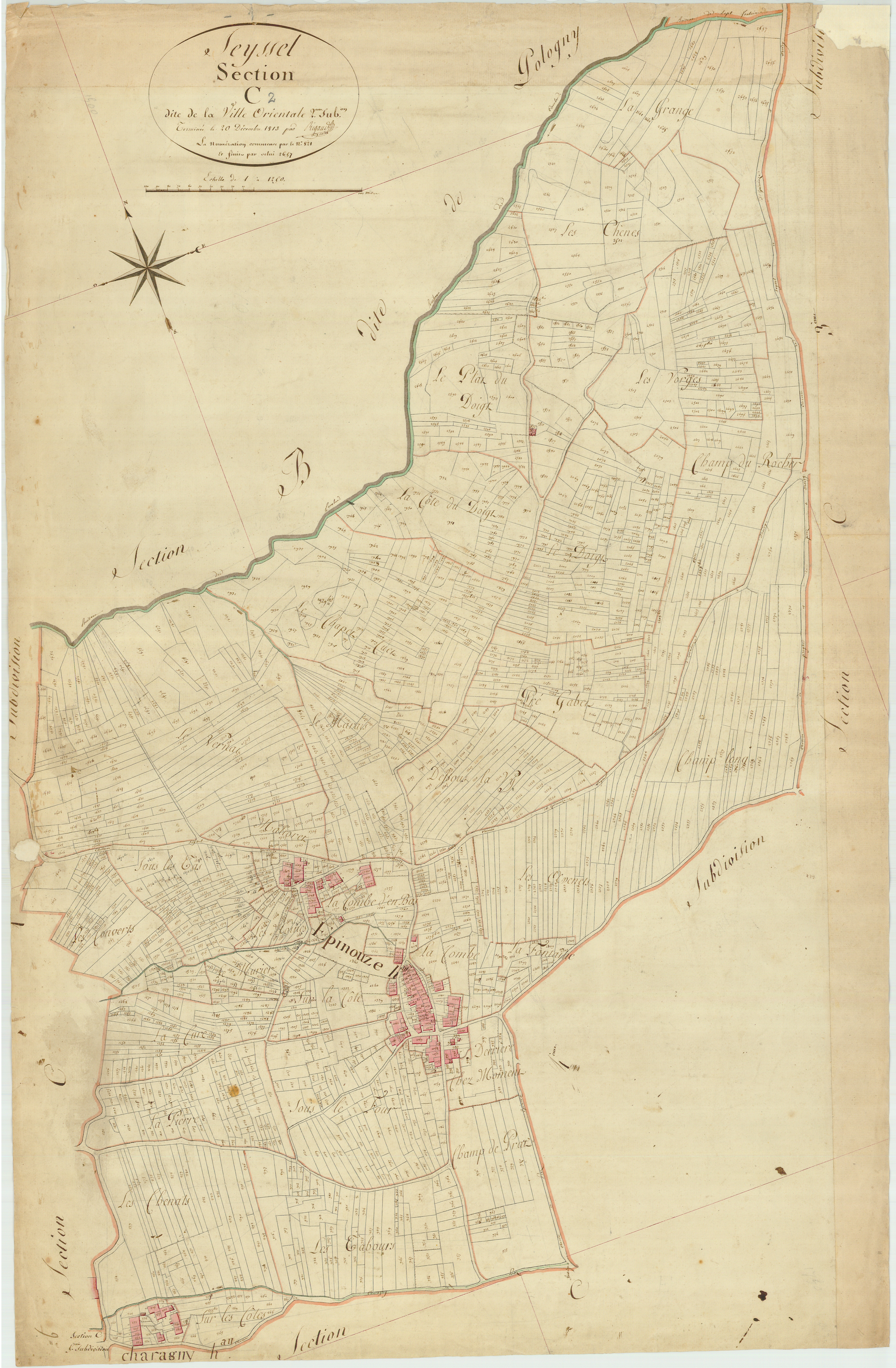 Seyssel - 3 P 9008 - 3 P 9008 - Feuille 2 (1814)