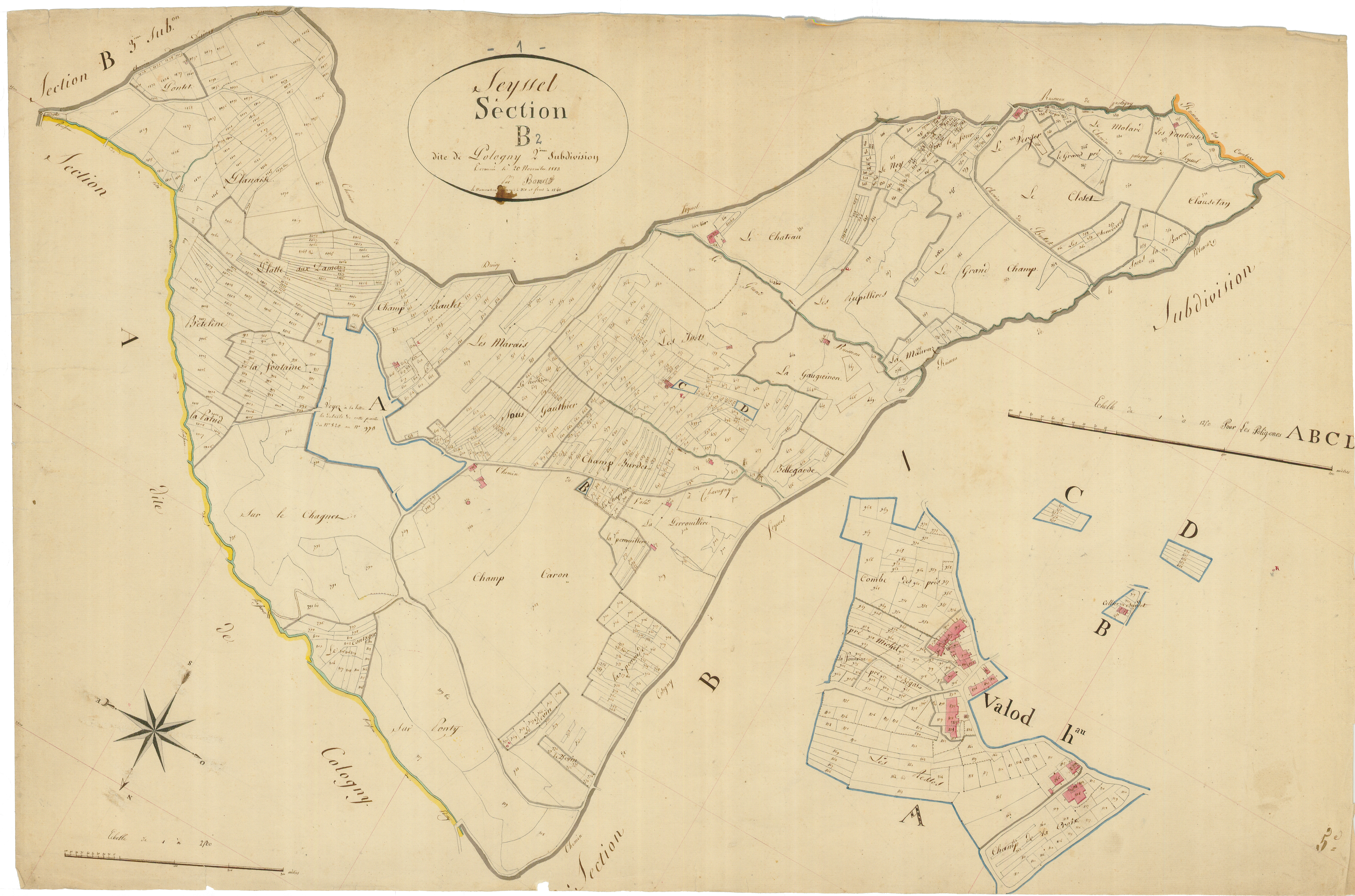 Seyssel - 3 P 9004 - 3 P 9004 - Feuille 2 (1814)