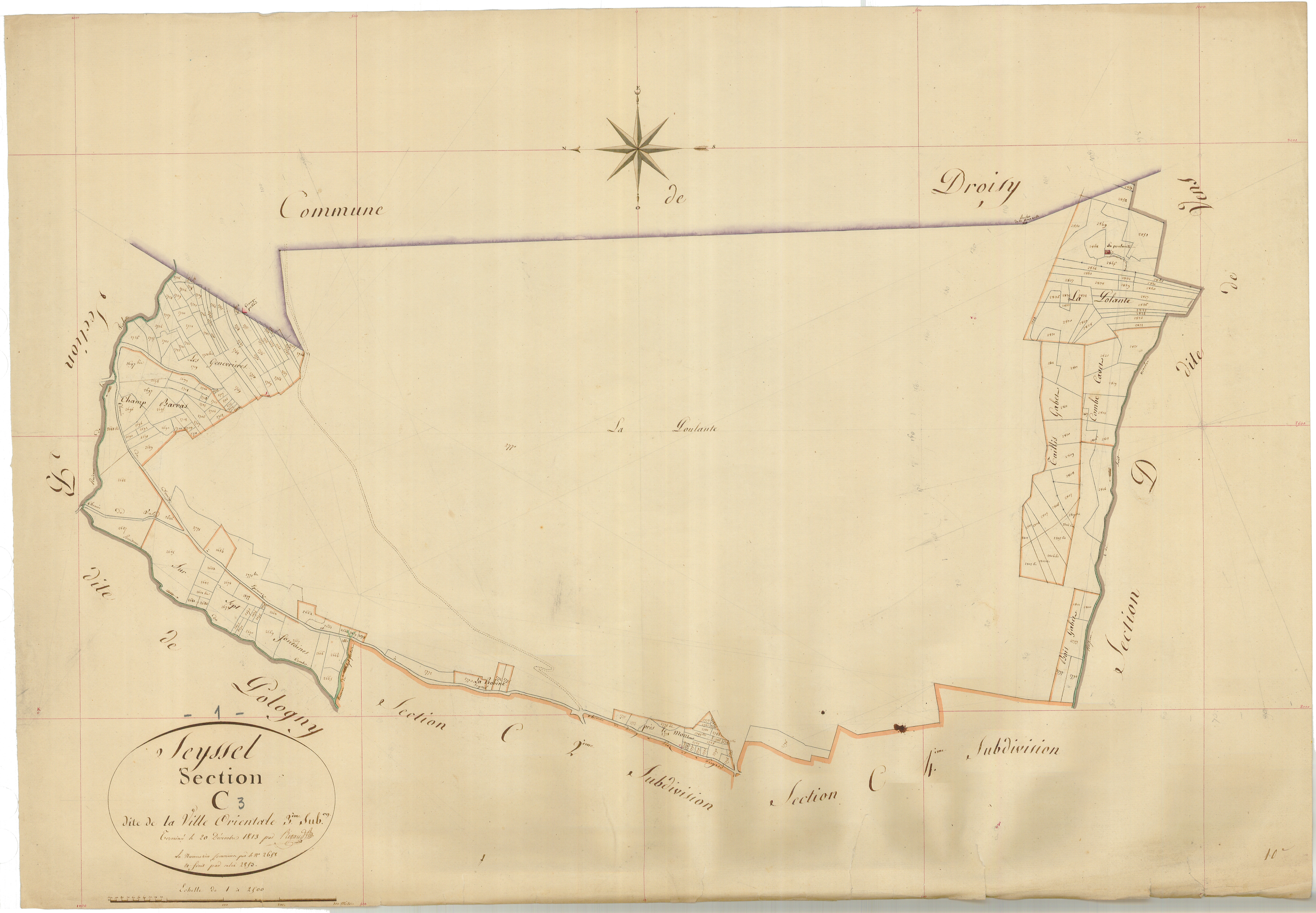 Seyssel - 3 P 9009 - 3 P 9009 - Feuille 3 (1814)