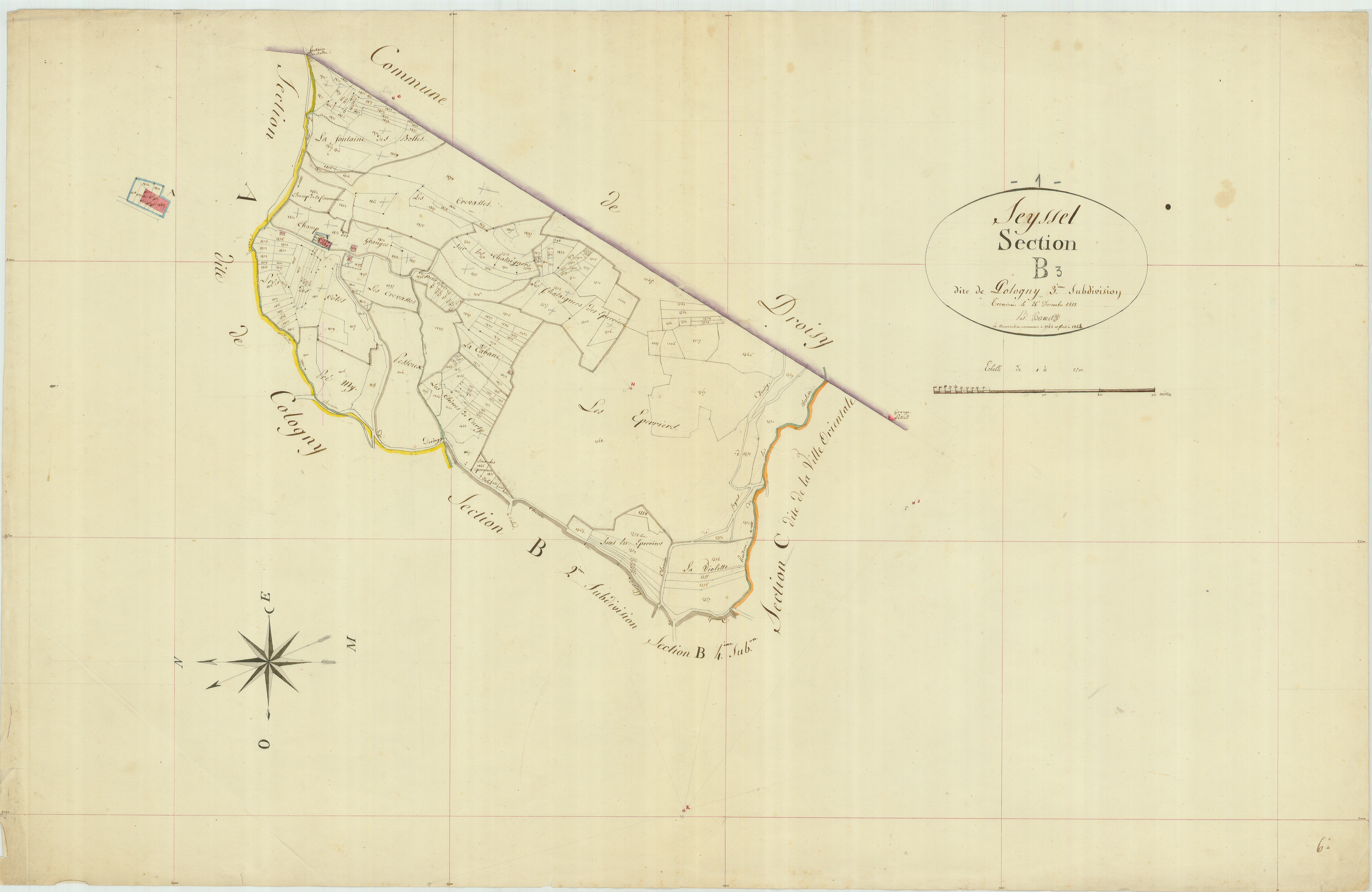 Seyssel - 3 P 9005 - 3 P 9005 - Feuille 3 (1814)