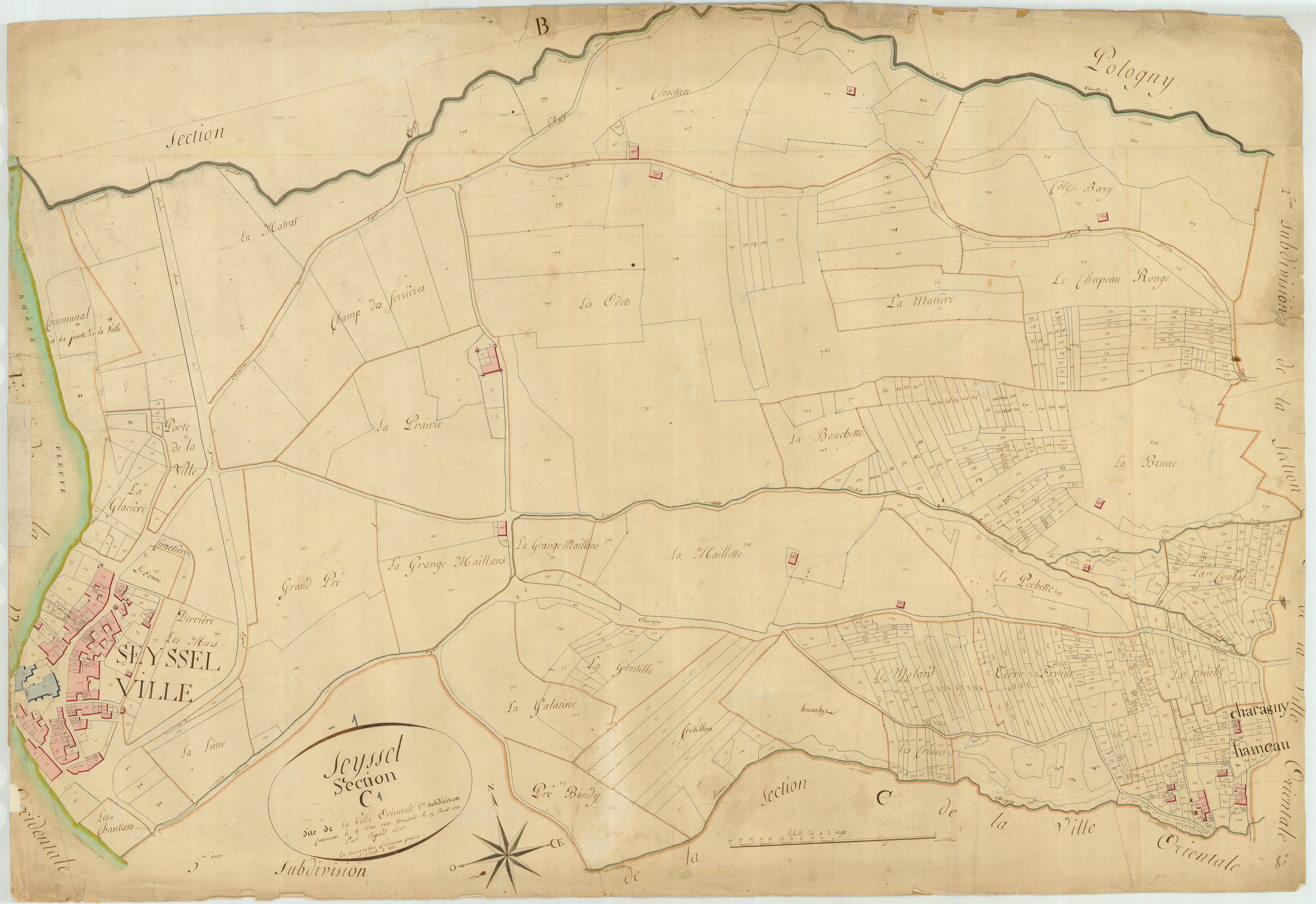 Seyssel - 3 P 9007 - 3 P 9007 - Feuille 1 (1814)