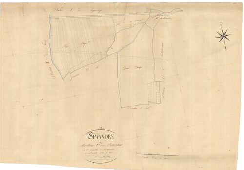 Simandre-sur-Suran - 3 P 9026 - 3 P 9026 -  Feuille 1  (1826)