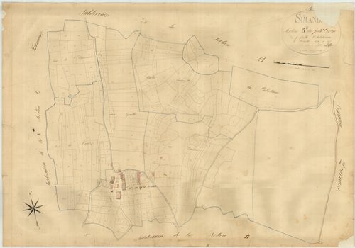 Simandre-sur-Suran - 3 P 9023 - 3 P 9023 -  Feuille 2  (1826)