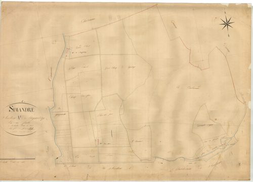 Simandre-sur-Suran - 3 P 9021 - 3 P 9021 -  Feuille 1  (1826)
