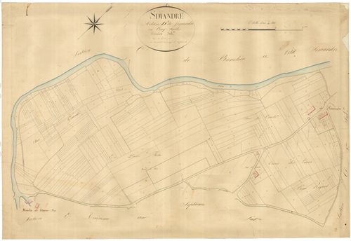 Simandre-sur-Suran - 3 P 9032 - 3 P 9032 -  Feuille 1  (1826)
