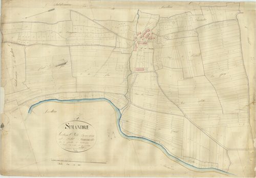 Simandre-sur-Suran - 3 P 9028 - 3 P 9028 -  Feuille 3  (1826)