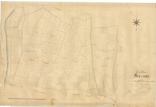 Simandre-sur-Suran - 3 P 9030 - 3 P 9030 -  Feuille 5  (1826)