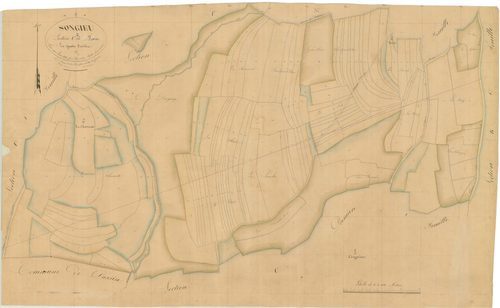 Songieu (Haut Valromey, Ain, France ; ancienne commune) - 3 P 9053 - 3 P 9053 -  Feuille 2  (1831)