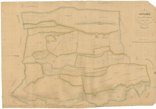 Songieu (Haut Valromey, Ain, France ; ancienne commune) - 3 P 9049 - 3 P 9049 -  Feuille 2  (1831)