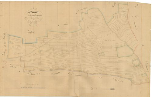 Songieu (Haut Valromey, Ain, France ; ancienne commune) - 3 P 9051 - 3 P 9051 -  Feuille 4  (1831)