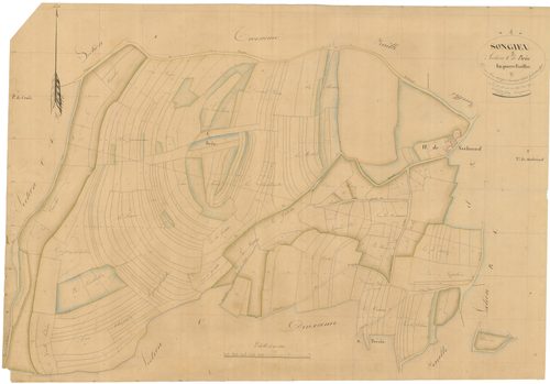 Songieu (Haut Valromey, Ain, France ; ancienne commune) - 3 P 9054 - 3 P 9054 -  Feuille 3  (1831)