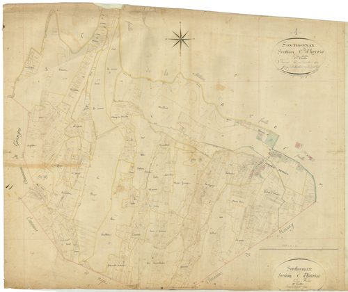 Sonthonnax-la-Montagne - 3 P 9068 - 3 P 9068 -  Feuille 2  (1818)