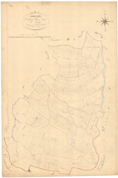 Souclin - 3 P 9076 - 3 P 9076 -  Feuille 2  (1826)