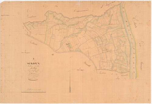 Surjoux - 3 P 9087 - 3 P 9087 -  Feuille 1  (1832)