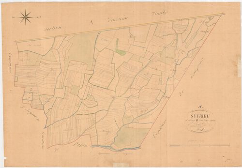 Sutrieu - 3 P 9098 - 3 P 9098 -  Feuille 1  (1830)