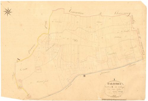 Talissieu - 3 P 9101 - 3 P 9101 -  Feuille 2  (1831)
