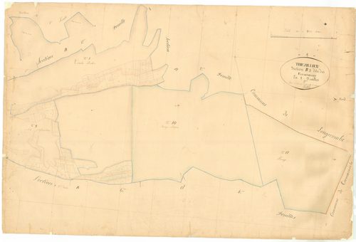 Thézillieu (Plateau d'Hauteville, Ain, France ; ancienne commune) - 3 P 9120 - 3 P 9120 -  Feuille 3  (1838)