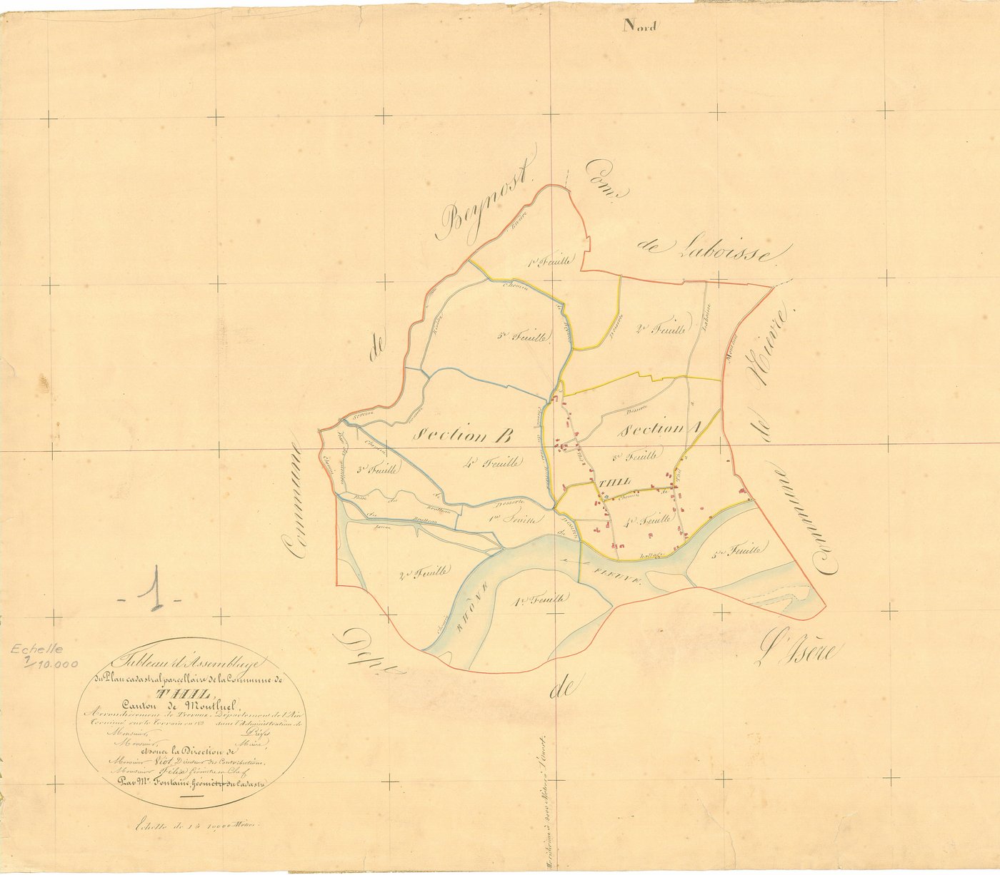 Thil - 1777 W 463-1 - 1777 W 463-1 -  Tableau d'assemblage  (1834)