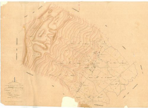 Thoiry - 3 P 9152 - 3 P 9152 -  Tableau d'assemblage  (1845)