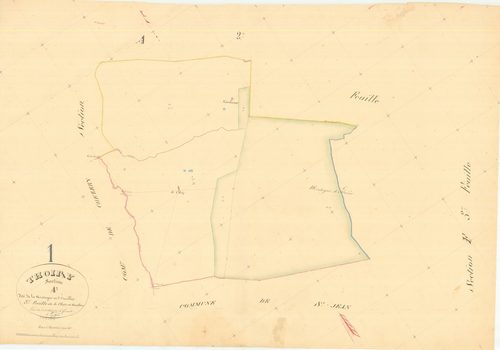 Thoiry - 3 P 9155 - 3 P 9155 -  Feuille 3  (1845)