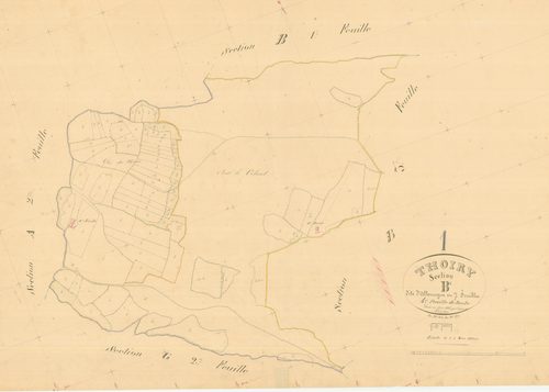Thoiry - 3 P 9159 - 3 P 9159 -  Feuille 4  (1845)