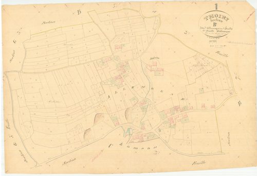 Thoiry - 3 P 9161 - 3 P 9161 -  Feuille 6  (1845)
