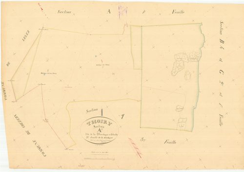 Thoiry - 3 P 9154 - 3 P 9154 -  Feuille 2  (1845)