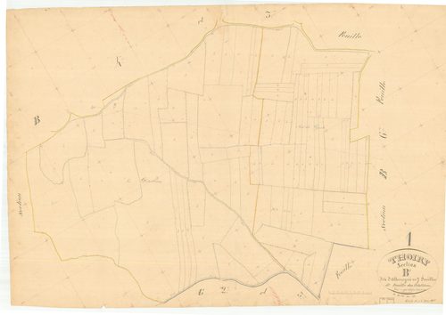 Thoiry - 3 P 9160 - 3 P 9160 -  Feuille 5  (1845)