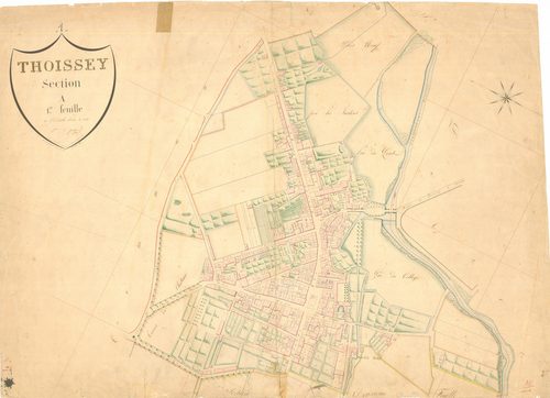 Thoissey - 3 P 9190 - 3 P 9190 -  Feuille 1  (1829)