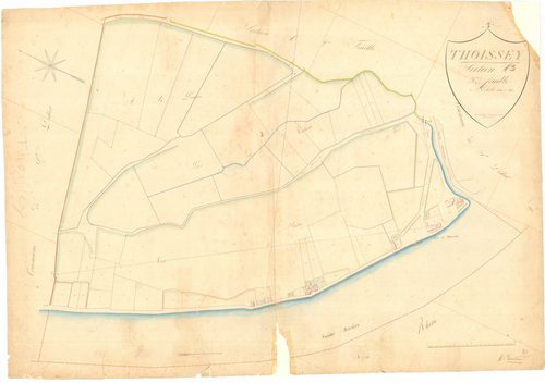 Thoissey - 3 P 9192 - 3 P 9192 -  Feuille 3  (1829)