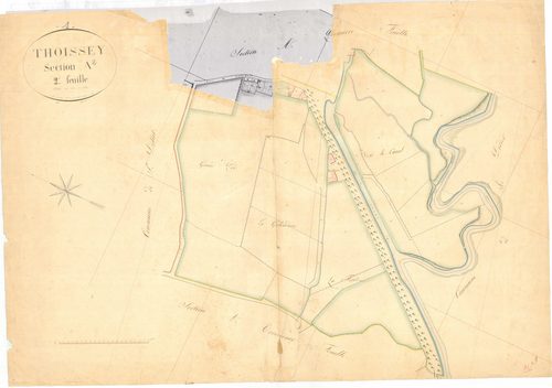 Thoissey - 3 P 9191 - 3 P 9191 -  Feuille 2  (1829)