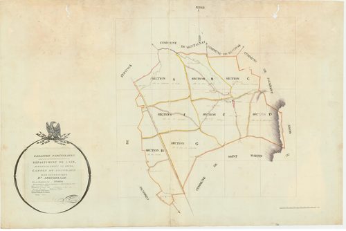 Tossiat - 3 P 10067-1 - 3 P 10067-1 -  Tableau d'assemblage  (1808)