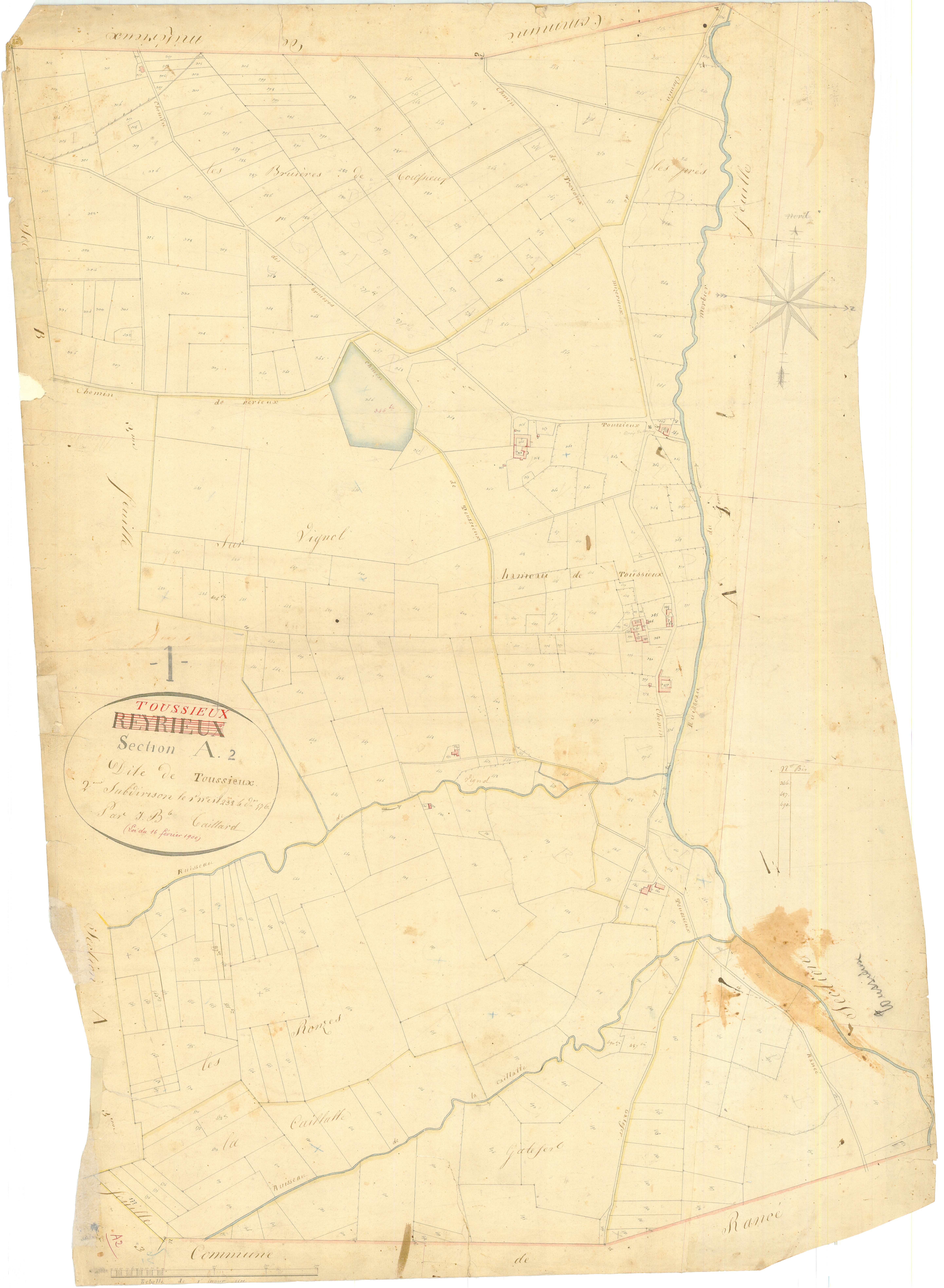Toussieux - 3 P 8186 - 3 P 8186 -  Feuille 2  (1823-1900)